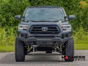 Toyota Tacoma Front Bumper - Winch Mount w/ Black Series Light Bar Toyota Tacoma Front Bumper - Winch Mount w/ Black Series Light Bar